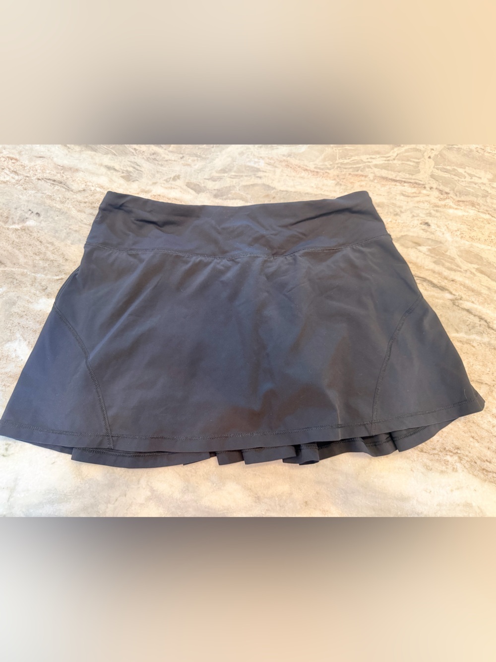 Lululemon Black Pleated Hem Running Skort small